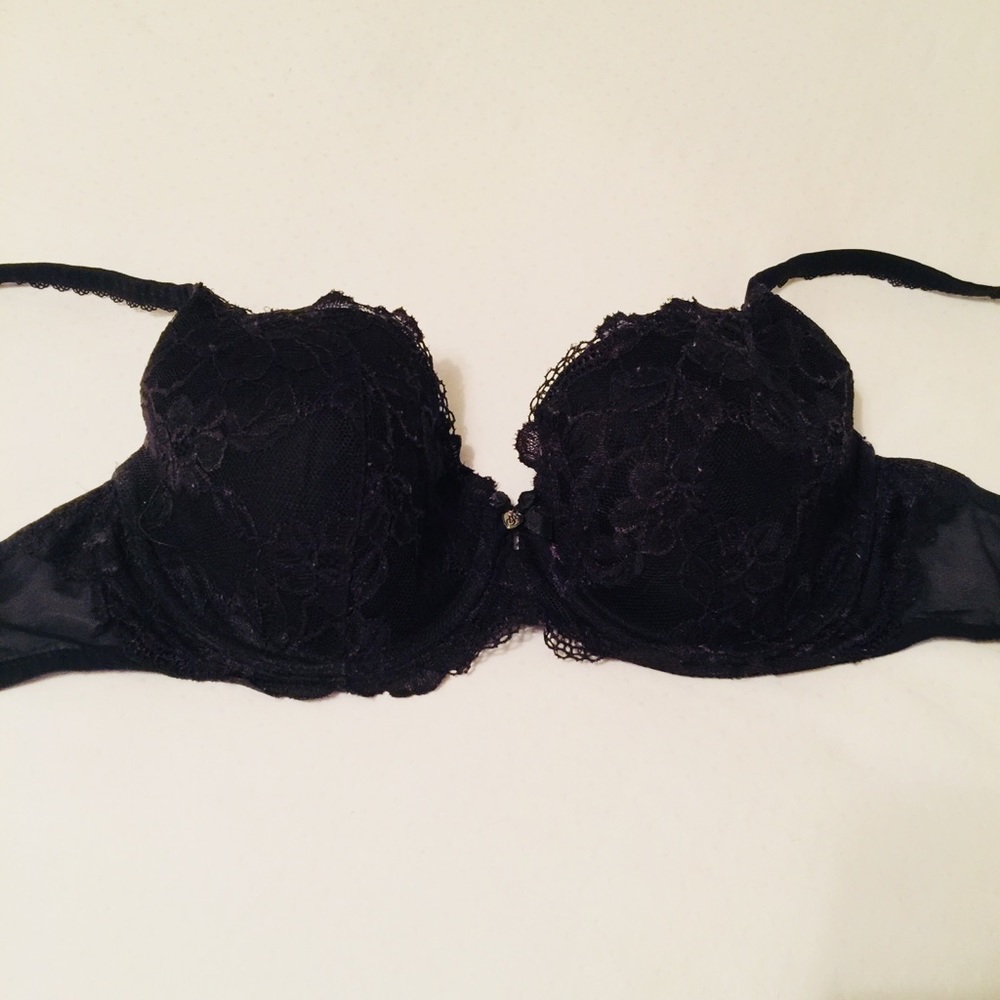36D Body By Victoria Black Lace Bra